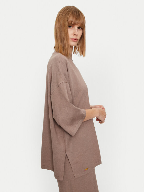 Selmark Selmark Pižama Tricot P7776 Smėlio Regular Fit