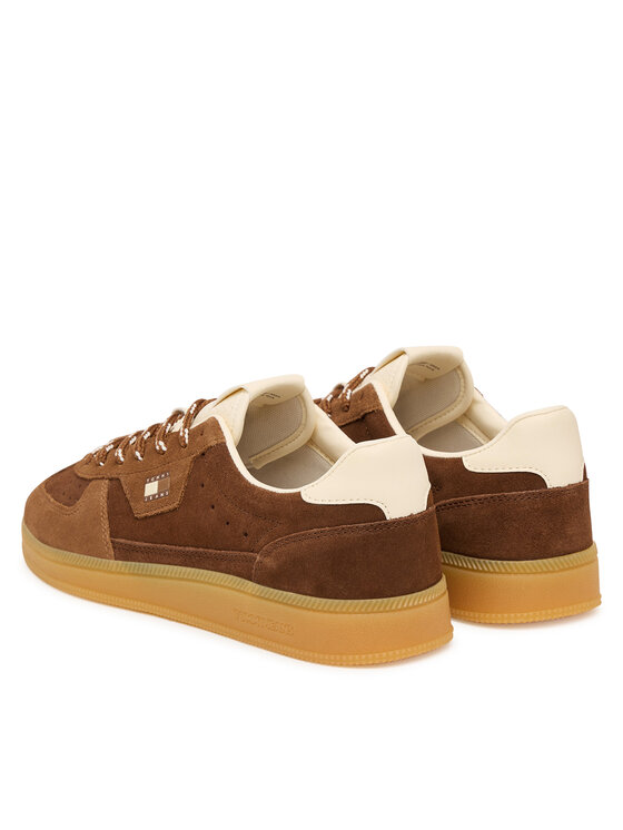 Tommy Jeans Laisvalaikio batai Tommy Jeans Mu The Greenwich Edge Suede EN0EN03050 Ruda