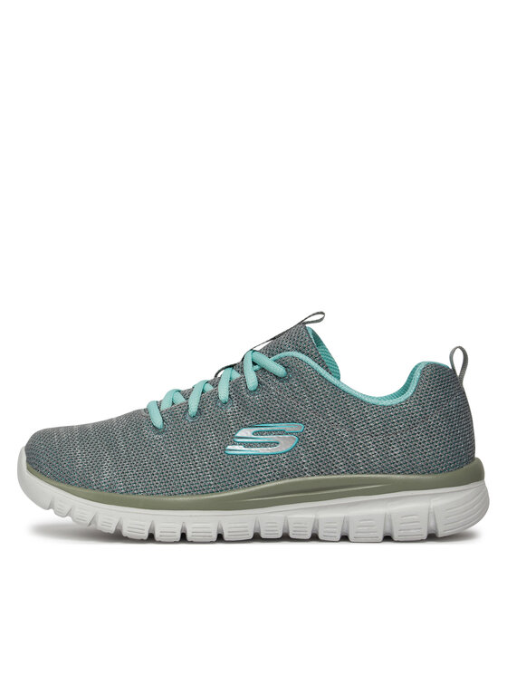 Skechers Снікерcи Skechers Twisted Fortune 12614/GYMN Сірий