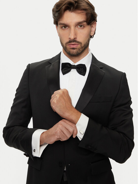 HUGO Manžetové gombíky Hugo E-Classic 50494892 Strieborná