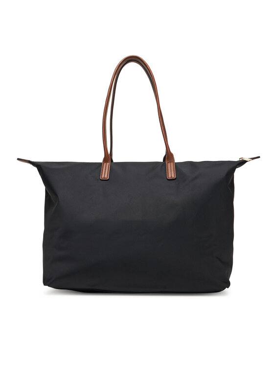 Tommy Hilfiger Geantă Tommy Hilfiger Popette Maxi Tote AW0AW17996 Negru