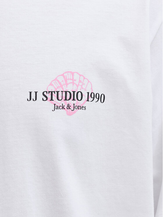 Jack & Jones Jack & Jones T-Shirt Corals Tee 12288345 Weiß Regular Fit
