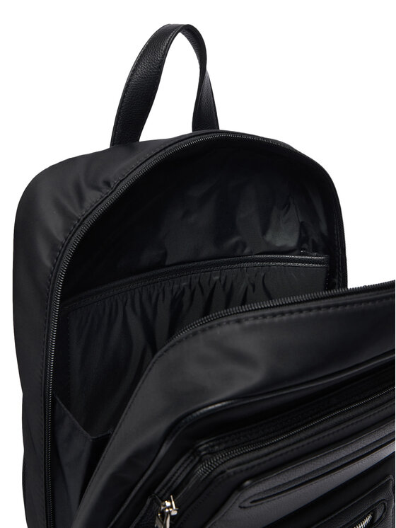 Calvin Klein Batoh Calvin Klein Ssnl Raised Logo Double Pocket B LV04D3498G Černá