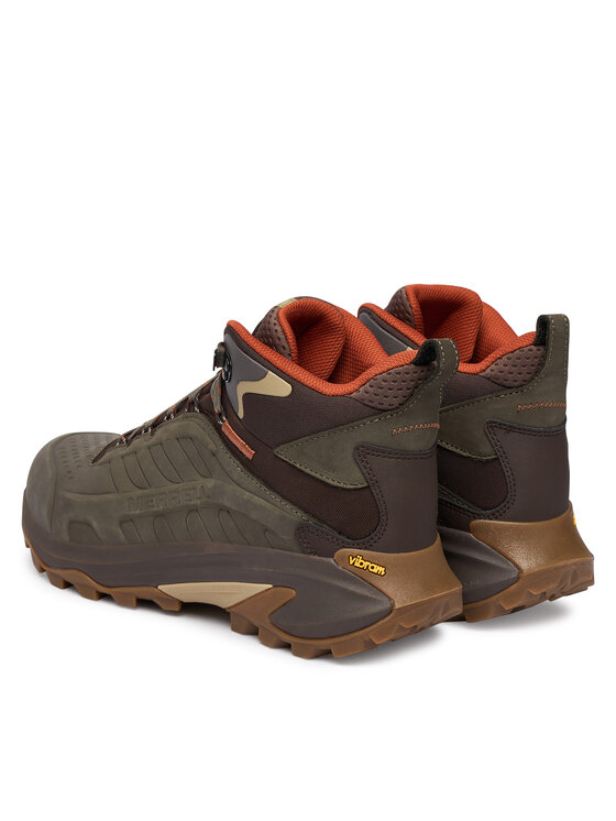 Merrell Трекінгові черевики Merrell Moab Speed 2 Leather MID Waterproof J037781 Зелений