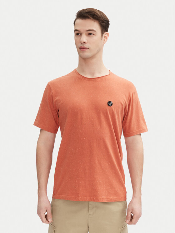 INDICODE INDICODE Футболка Carlsin 41-121 Оранжевий Regular Fit