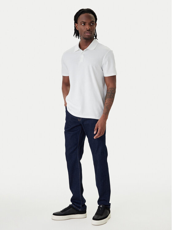 Calvin Klein Calvin Klein Polo Birdseye LV04LF208G Blanco Regular Fit