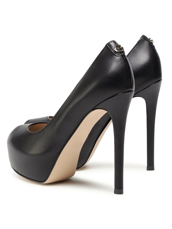 Guess Туфлі на шпильці Guess Giorgia FL7GIA LEA07 Чорний