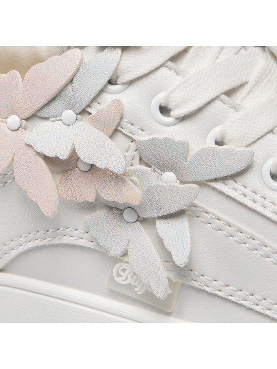 Buffalo Sneakersy Buffalo Paired Butterflies BN16306621 Biały