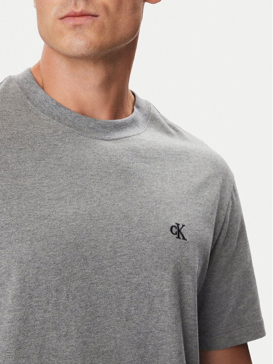 Calvin Klein Jeans Calvin Klein Jeans Camiseta Easy Monologo LV04RC275G Gris Regular Fit