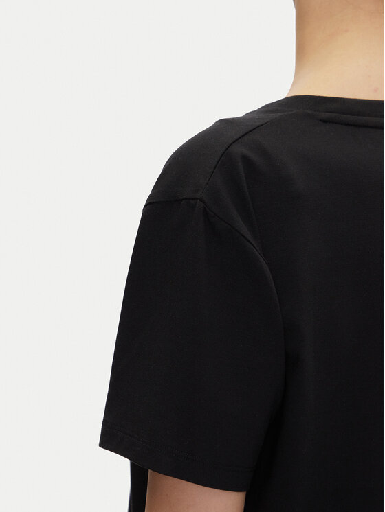 HUGO HUGO Футболка Nika_T-Shirt 50540046 Чорний Regular Fit