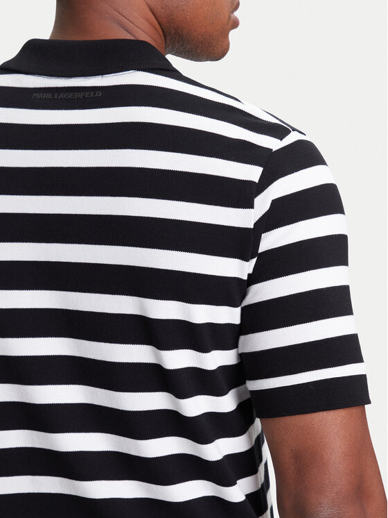 KARL LAGERFELD KARL LAGERFELD Polo majica 745023 553231 Črna Regular Fit