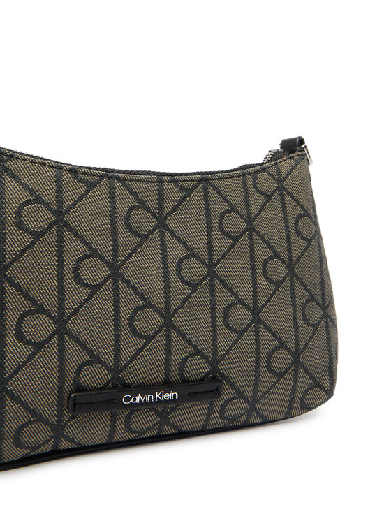 Calvin Klein Torebka Calvin Klein Emblem Aop LV04F1164G Czarny