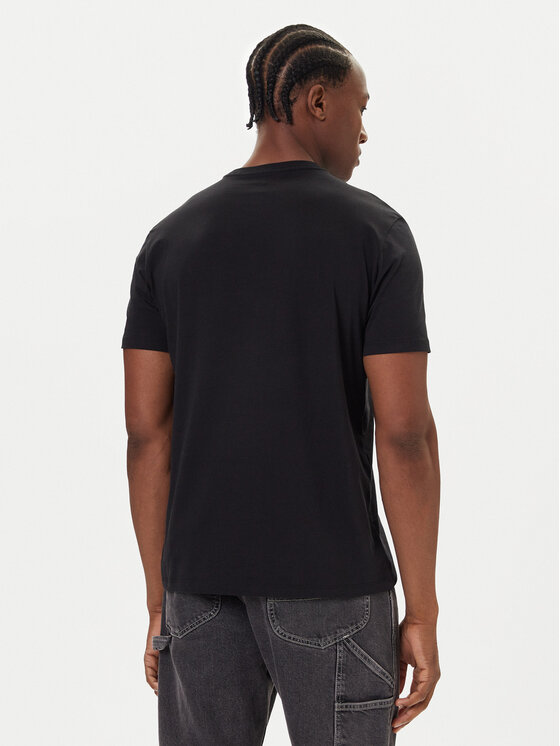 Calvin Klein Jeans Calvin Klein Jeans Camiseta 30s Chest Logo LV04RD865G Negro Regular Fit