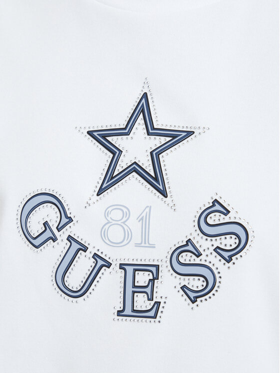 Guess Guess Camiseta V6YI04 K4268 Blanco Regular Fit