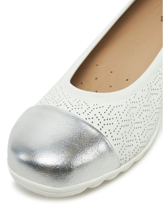 Caprice Ballerine Caprice 9-22103-42 Bianco