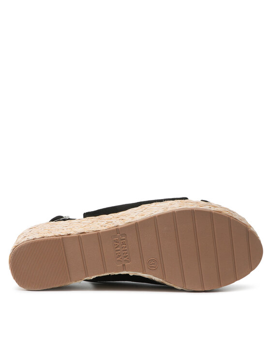 Jenny Fairy Espadrilky Jenny Fairy TS5249-01 Černá