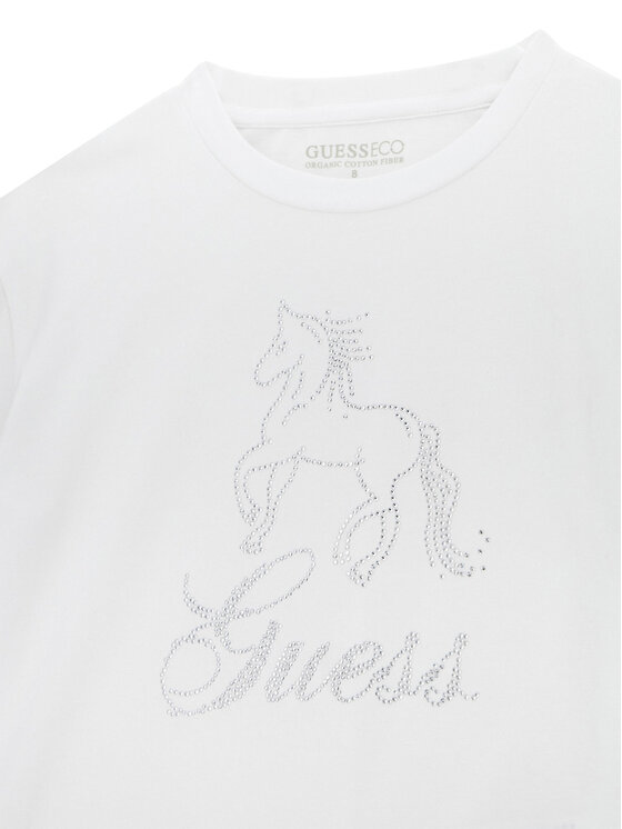 Guess Guess Camiseta J6RI38 K6YW4 Blanco Regular Fit