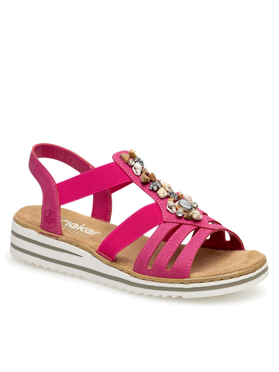 Rieker Sandali Rieker V0649-31 Rosa