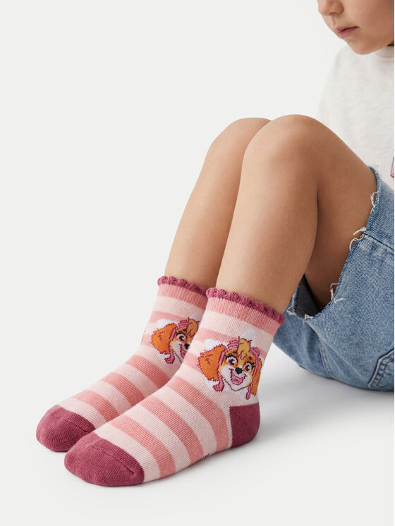 Paw Patrol Довгі шкарпетки Paw Patrol CEO-ACCCS-AW26-108PAW(3-PACK) Рожевий