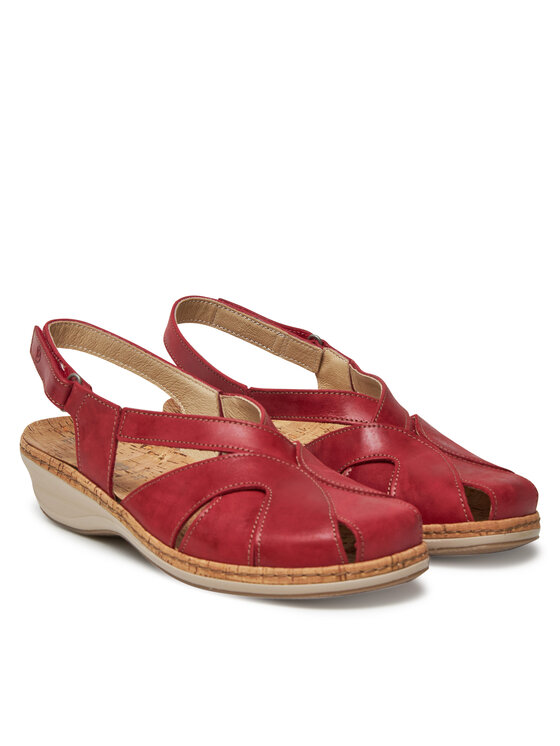 Suave Sandále Suave 720131-04 Červená