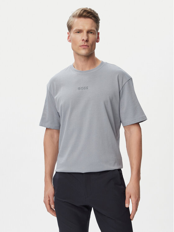 BOSS BOSS Camiseta 50519368 Gris Regular Fit