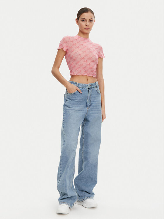HUGO HUGO Футболка 50537184 Рожевий Slim Fit