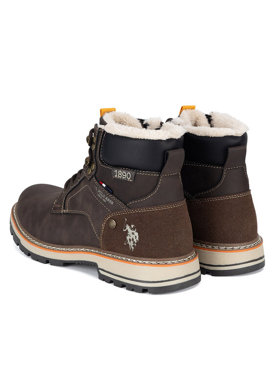 U.S. Polo Assn. Μποτίνια U.S. Polo Assn. YURIY001M/DYH1 Καφέ