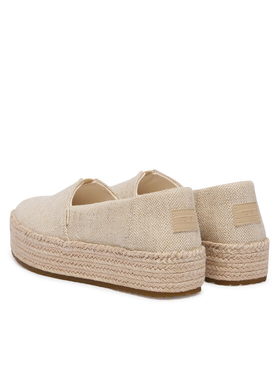 Toms Еспадрильї Toms Valencia 10023059 Бежевий