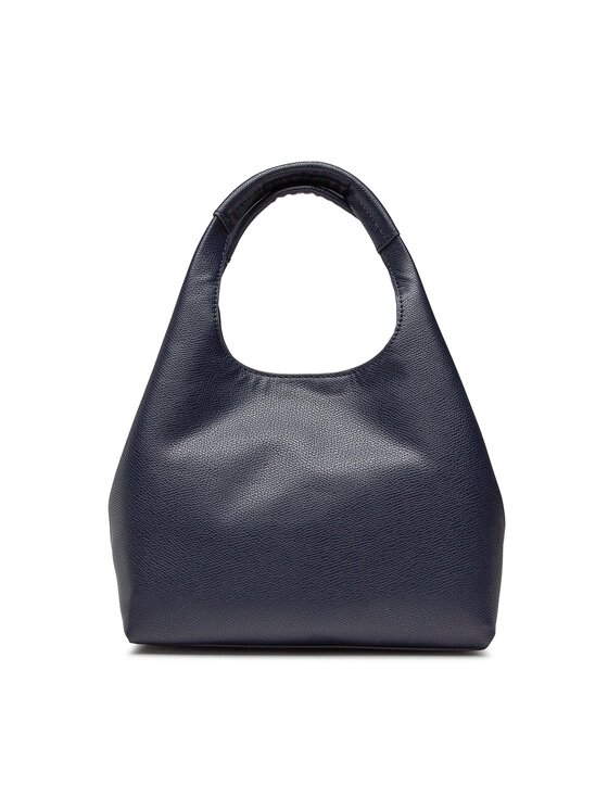 Tommy Hilfiger Τσάντα Tommy Hilfiger Th Plush Small Satchel AW0AW14185 Σκούρο μπλε