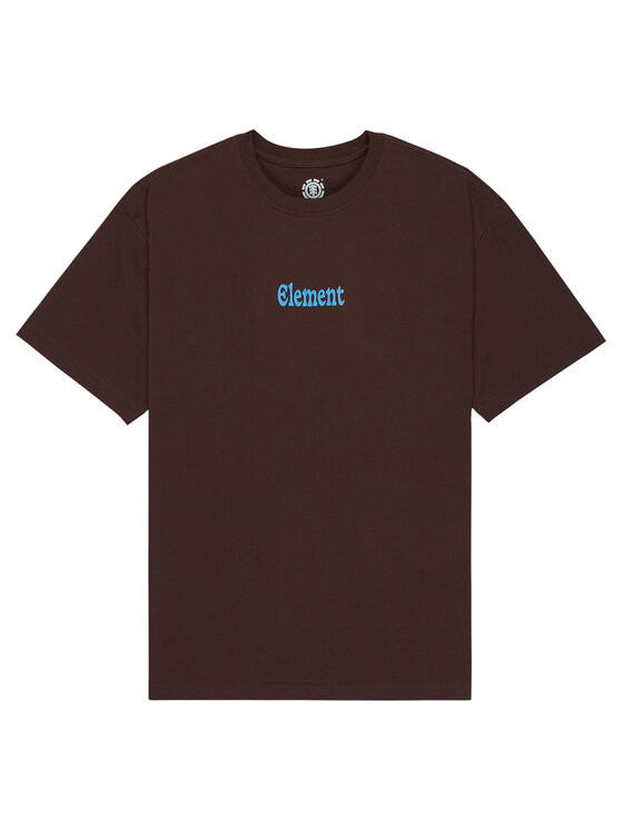Element Element Camiseta Bad Doggie ELYZT00560 Marrón Relaxed Fit