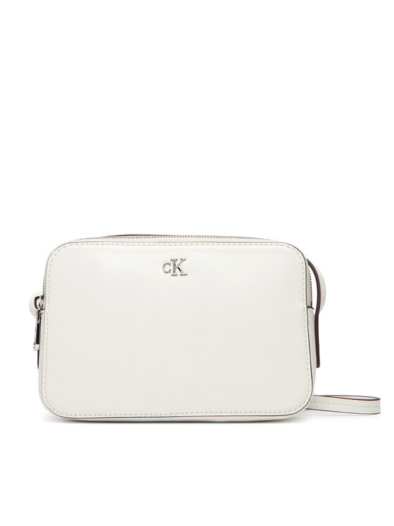 Calvin Klein Ročna torba Calvin Klein Ck Camera Bag LV04F3173G Bela