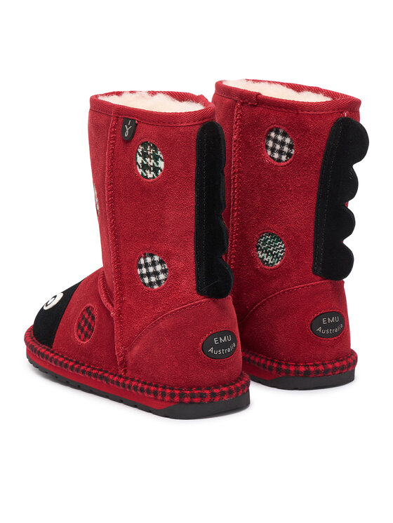 EMU Australia Stivali da neve EMU Australia Lenny Ladybug K13325 Rosso