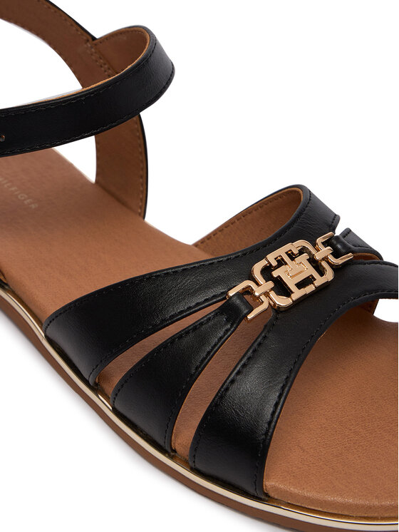 Tommy Hilfiger Sandali Tommy Hilfiger T3A2-34280-0326 S Črna