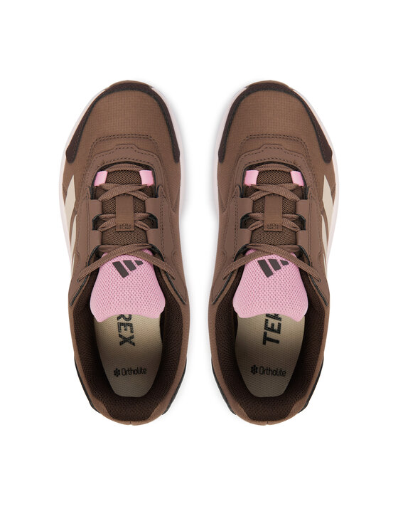 adidas Трекінгові черевики adidas Terrex Anylander Junior Hiking Traxion Shoes JR9718 Коричневий