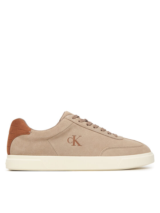 Calvin Klein Сникърси Calvin Klein Low Prof Cupsole Laceup Croc Bt HM0HM02285 Бежов