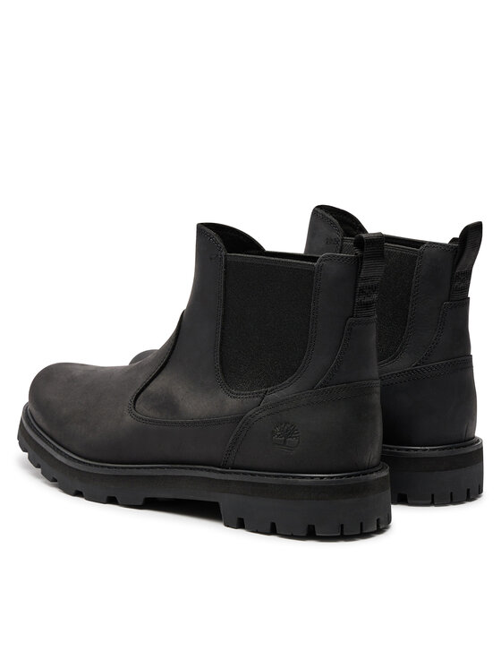 Timberland Боти тип челси Timberland Britton Road Mid Chelsea TB0A6A4WW021 Черен