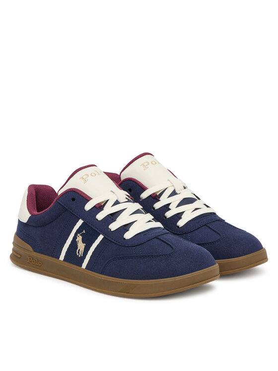 Polo Ralph Lauren Sneakersy Polo Ralph Lauren Heritage Court III T-Toe RL03353411 Tmavomodrá