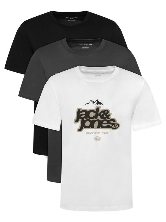 Jack & Jones Jack & Jones Комплект футболок Flare 12294221 Кольоровий Regular Fit