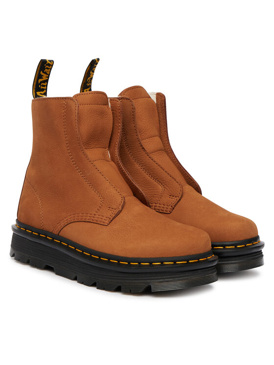 Dr. Martens Ботильйони Dr. Martens ZEBZAG LACELESS WARM LINED DM42019200 Коричневий