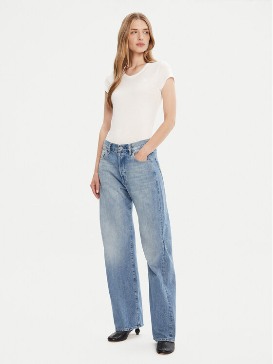 G-STAR G-Star Raw Džinsai Bowey 3D D25372-E266 Mėlyna Boyfriend Fit