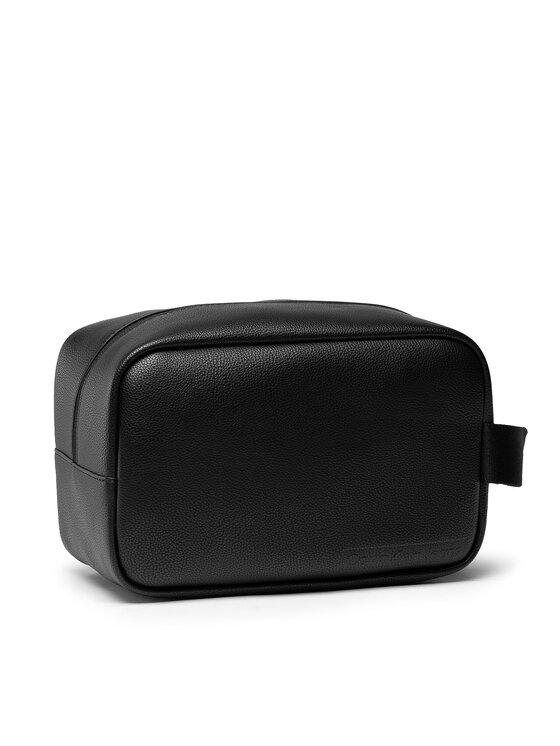 Calvin Klein Jeans Kosmētikas somiņa Calvin Klein Jeans Logo Emboss Washbag K50K508213 Melns