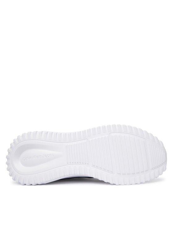 Calvin Klein Superge Calvin Klein Eva Runner Laceup Sock Mat Mix YM0YM01443 Črna