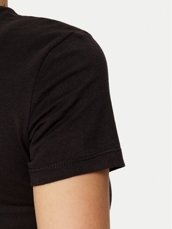 Tommy Jeans Tommy Jeans Majica DW0DW20459 Črna Slim Fit