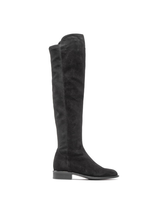 Solo Femme Cizme lungi muschetar Solo Femme 33958-04-N25/H87-51-00 Negru