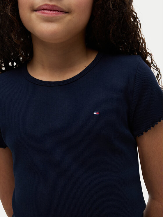 Tommy Hilfiger Tommy Hilfiger Camiseta KG0KG08590 Azul marino Slim Fit