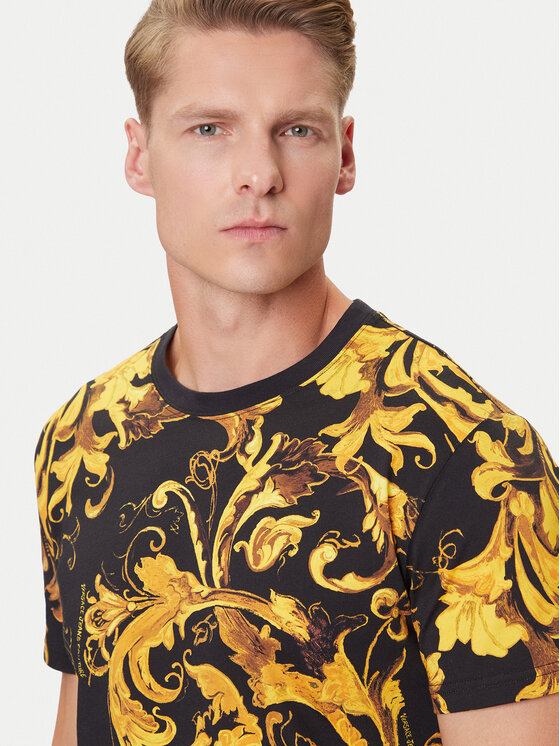Versace Jeans Couture Versace Jeans Couture Camiseta 79GAH6S0 JS515 Negro Regular Fit