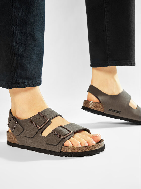 Birkenstock Sandały Birkenstock Milano Bs 0634503 Brązowy
