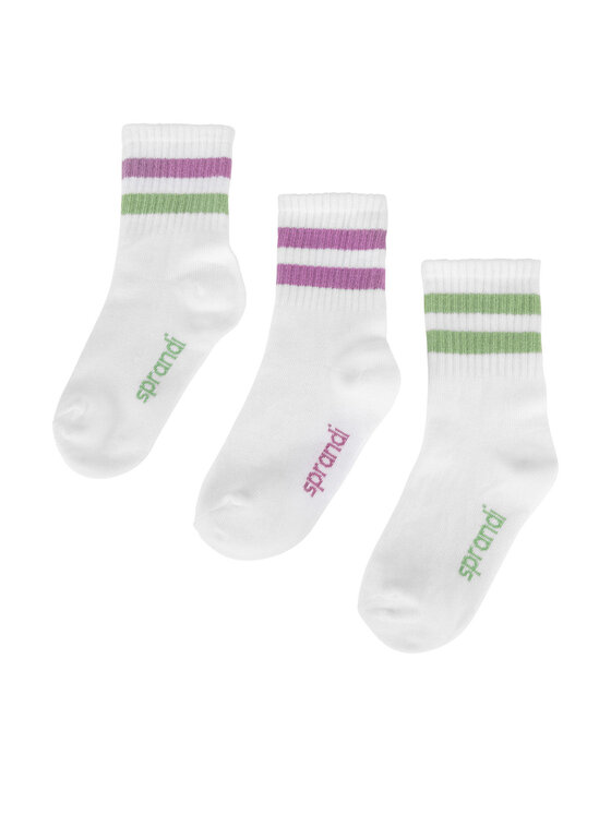 Sprandi Șosete lungi Sprandi 0KB-001-SS25 (3-PACK) Alb