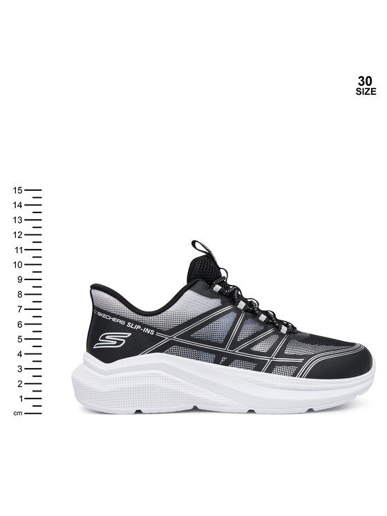 Skechers Sneakersy Skechers Microspec Velocity - Grid-Shift 404220L/BKSL Čierna