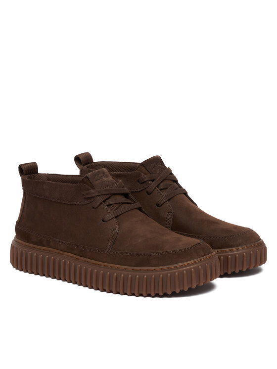Clarks Polacchine Clarks Torhill LaceHi 26184694 Marrone scuro